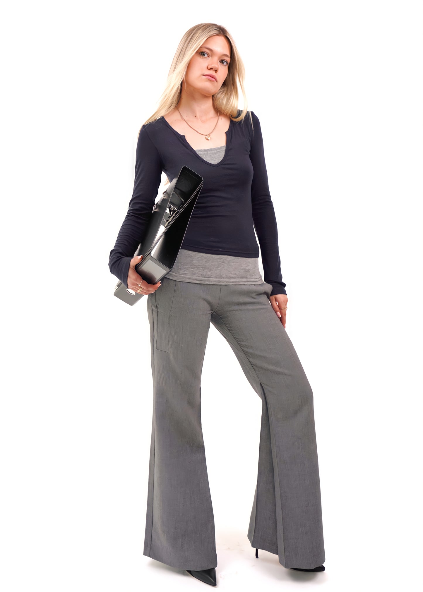 The Layered Full-Length V Top - Billies UK