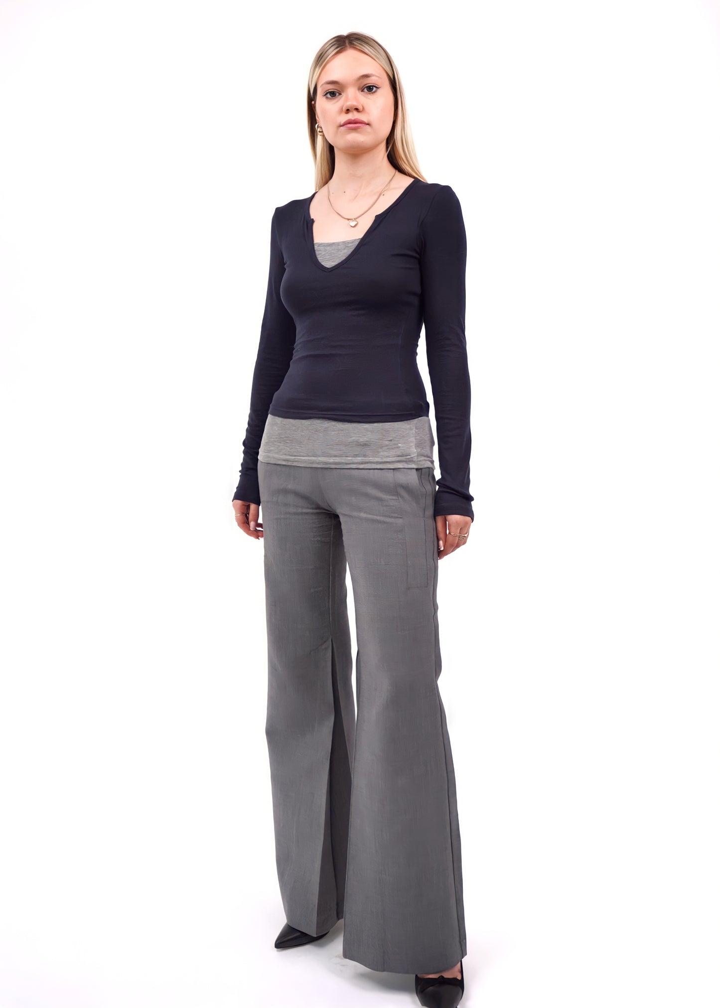 The Layered Full-Length V Top - Billies UK