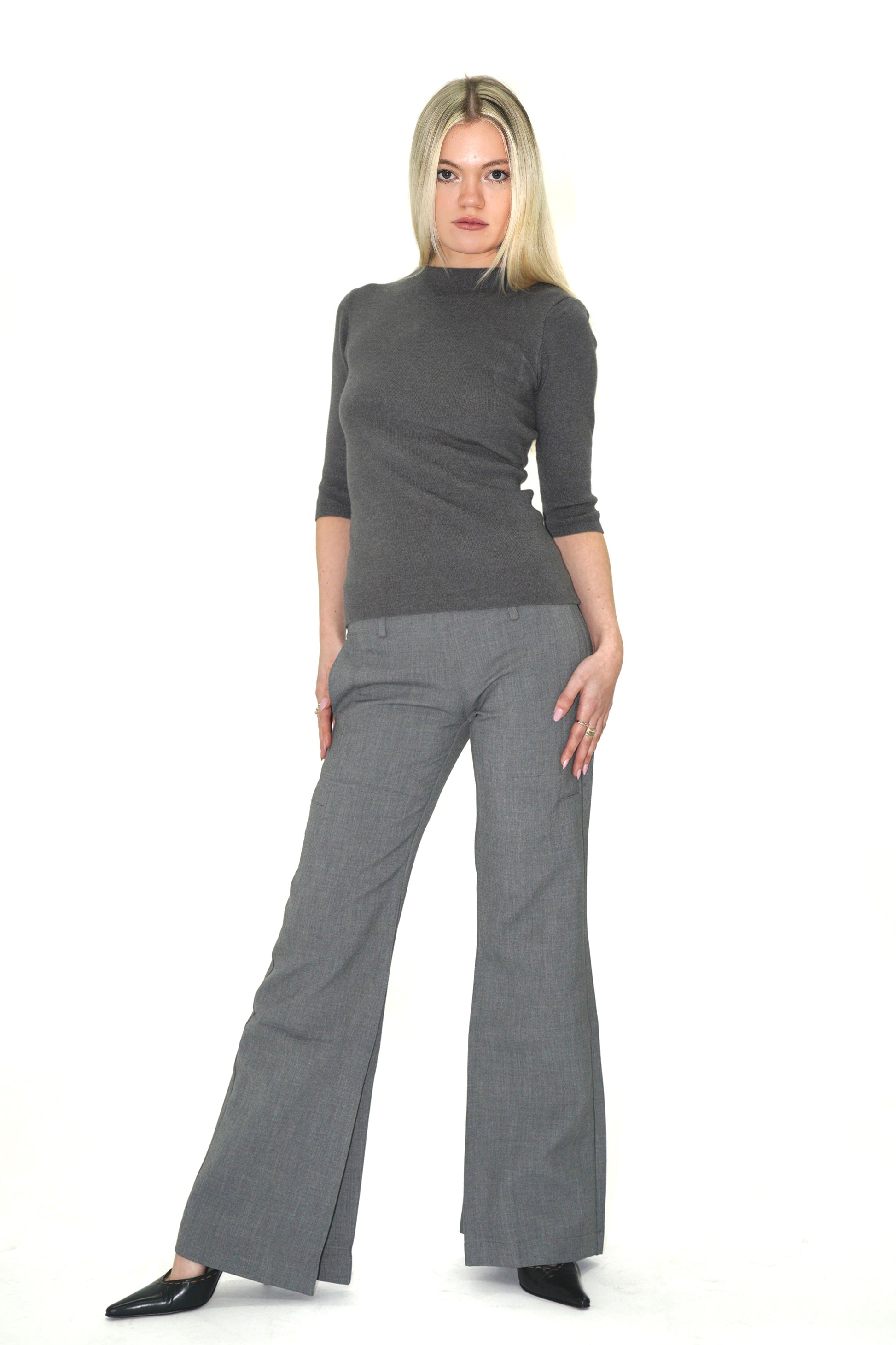 The 90s Knit Half-Sleeve Top - Billies UK
